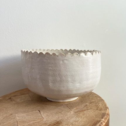 Tall Mini Scallops Bowl