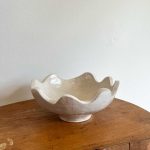 Wavy Top Bowl - White - Image 3