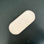Small Pill-shaped Decorative Tray - Image 2
