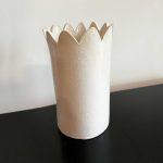 Large Tulip Top Vase - White - Image 3