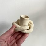 Twist Candle Holder - White - Image 2
