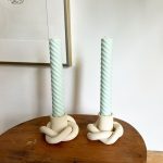 Twist Candle Holder - White - Image 4