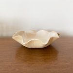 Ruffle Dish - White