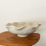 Ruffle Edge Bowl - Grey