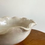 Ruffle Edge Bowl - White - Image 3