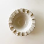 Shallow Ribbed Bowl - White