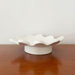 Wavy Edged Petite Pedestal Dish